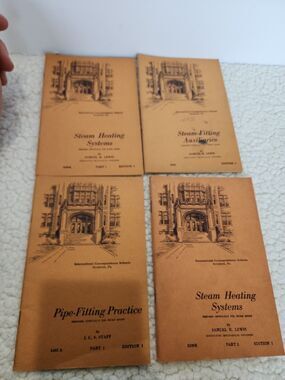 International correspondent schools Steam, Pipe Training Books From World War 2